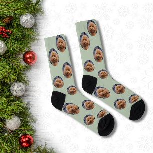 Custom Pet Photo Socks Personalised Pet Face