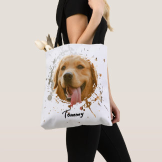 Custom Pet Photo Tote — Personalised Double-Sided 