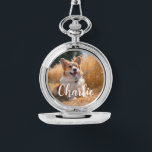 Custom Pet Photo Watch<br><div class="desc">Turn your favourite photo into a unique, personalised gift! Use a family picture, a cute pet photo, or any image you love to create something special. Perfect for holidays or any occasion, these gifts are sure to make your loved ones smile. Note: The photo shown is just an example. Please...</div>