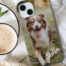 Custom Pet Photo with Personalised Name