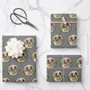 Custom Pet Photo Wrapping Paper Sheet