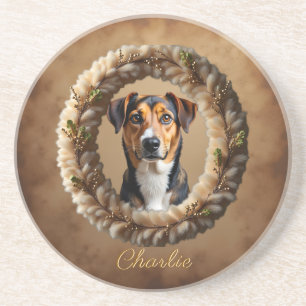 Custom Pet Portrait – Just Upload a Simple Photo Coaster