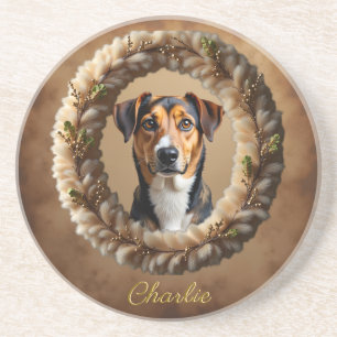 Custom Pet Portrait – Just Upload a Simple Photo Coaster