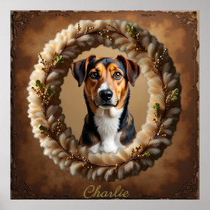 Custom Pet Portrait – Just Upload a Simple Photo Poster