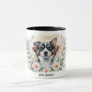 Custom Pet Portrait Mug – Personalised Dog or Cat 
