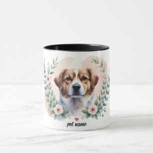 Custom Pet Portrait Mug – Personalised Dog or Cat 