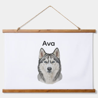 Custom Pet Portrait, Personalized Gift Hanging Tapestry