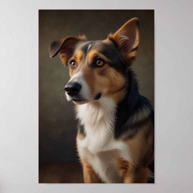Custom Pet Portrait Poster (Front)