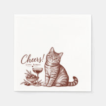 Custom Pet Portrait Wedding Cocktail