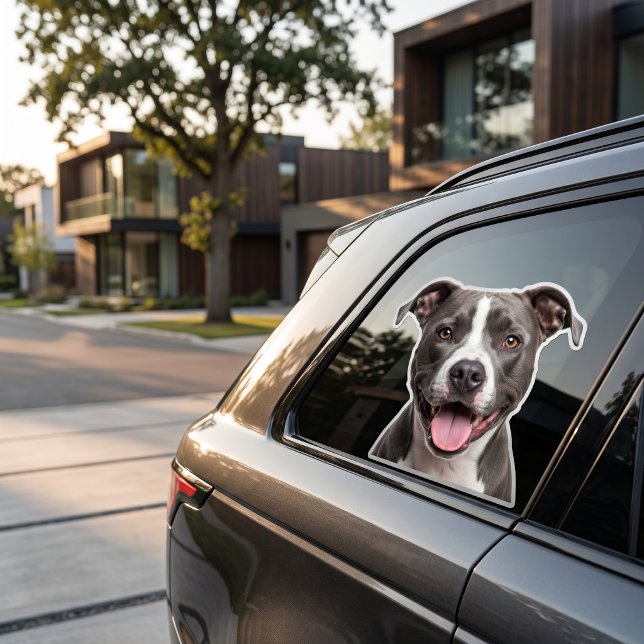 Custom Pet Sticker – Personalised Dog Photo Decal  (Creator Uploaded)