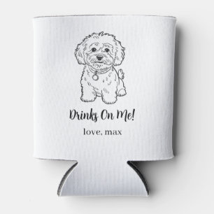 Custom Pet Wedding Can Cooler