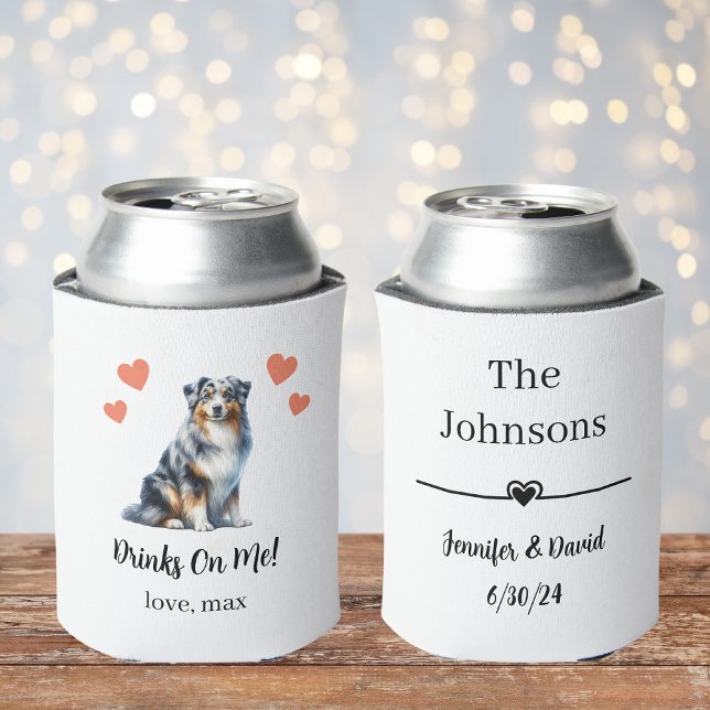 Custom Pet Wedding Can Cooler (Creator Uploaded)