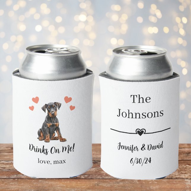 Custom Pet Wedding Can Cooler (Creator Uploaded)