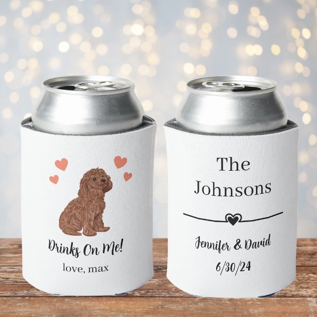 Custom Pet Wedding Can Cooler (Creator Uploaded)