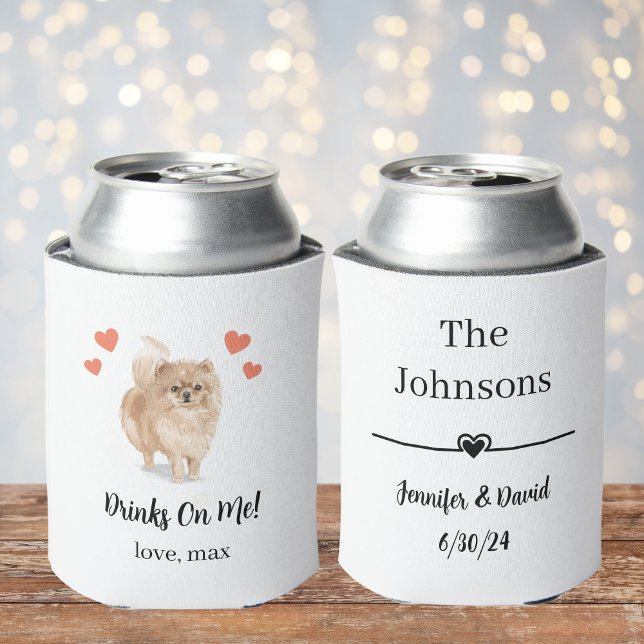 Custom Pet Wedding Can Cooler (Creator Uploaded)