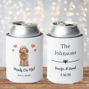 Custom Pet Wedding Can Cooler