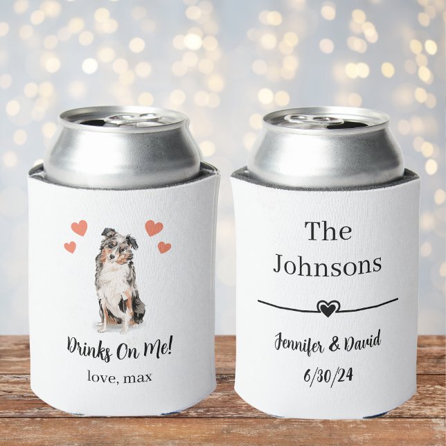 Custom Pet Wedding Can Cooler (Creator Uploaded)