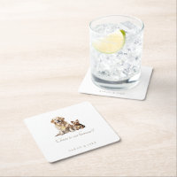 Custom Pet Wedding Cheers to our Humans!! Cocktail