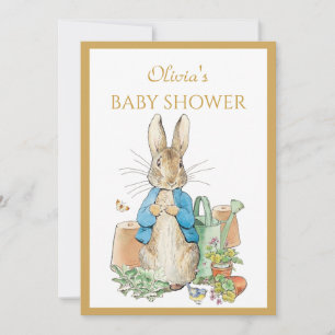 Custom Peter the rabbit Baby Shower  Invitation