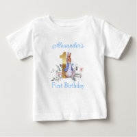 Custom Peter the rabbit First birthday 