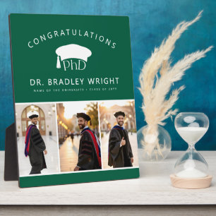 Custom PhD Doctoral Grad Hat Doctoral Graduation Plaque
