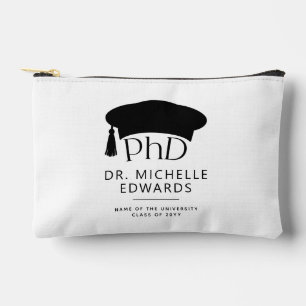 Custom PhD Doctoral Hat Doctoral Degree Graduation Accessory Pouch