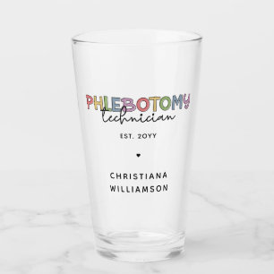 Custom Phlebotomy Technician PBT Phlebotomy Tech  Glass
