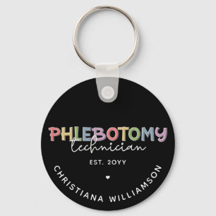 Custom Phlebotomy Technician PBT Phlebotomy Tech Key Ring