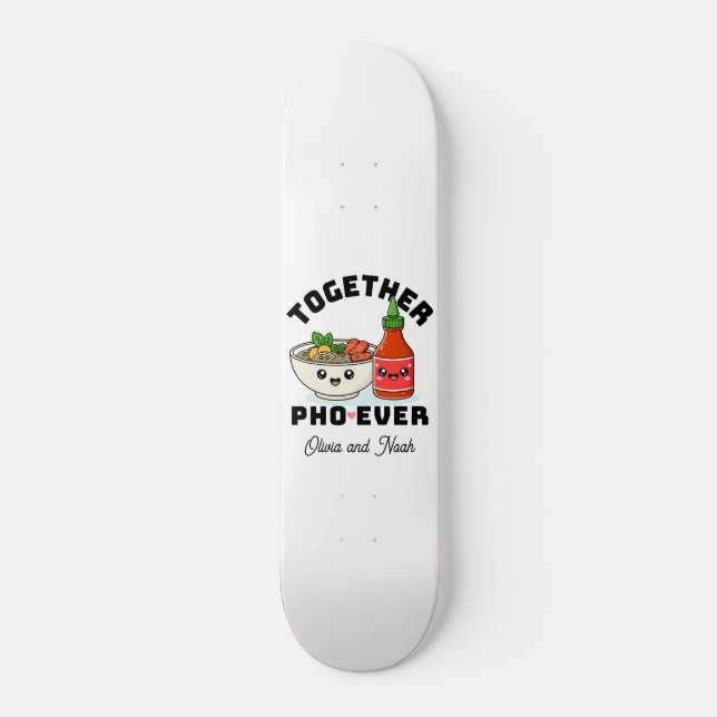 Custom Pho Pun Skateboard Gift (Front)