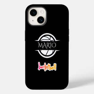 Custom phone case with basketball design