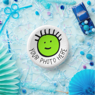 Custom Photo 12 7" PARTY PAPER BOWLS Template Plate