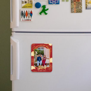 Custom Photo 2024 Chinese Lunar New Year Magnet