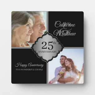 Custom photo 25th Anniversary Plaque