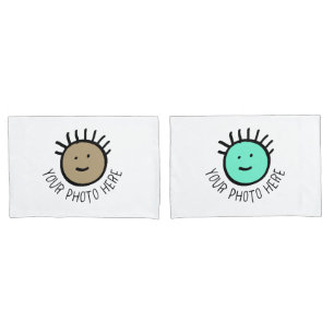 Custom Photo 2 x STANDARD PILLOWCASES Template
