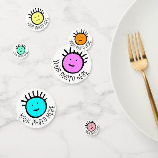 Custom Photo 60 x TABLE CONFETTI Template