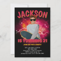 Custom Photo 90s Retro Bootleg Birthday Party