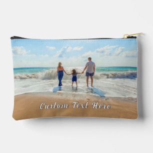 Custom Photo Accessory Pouch Personalised Text