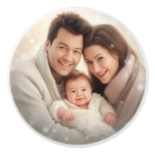 Custom Photo (Add Your Own Photo and/or text) gift Ceramic Knob