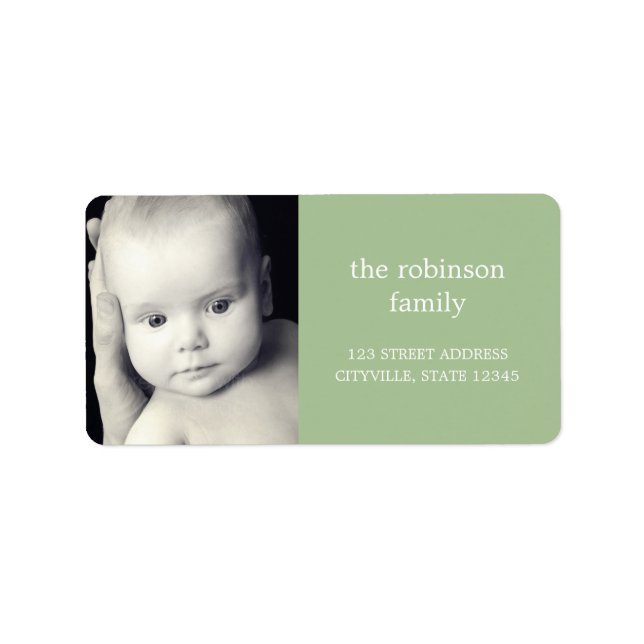 Custom Photo Address Label (Front)