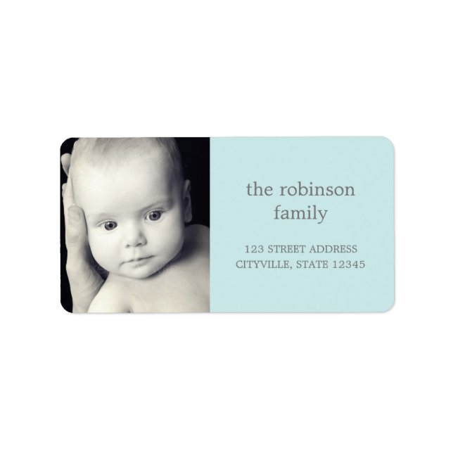 Custom Photo Address Label (Front)