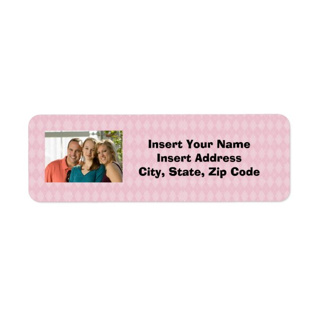Custom Photo Address Label Return Address Label (Front)