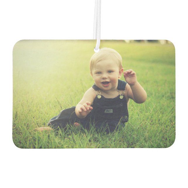 Custom Photo Air Freshener with Your Photos (Back)