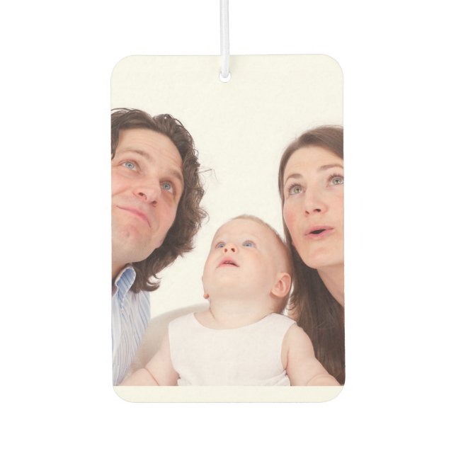 Custom Photo Air Freshener - Your Super Design (Front)