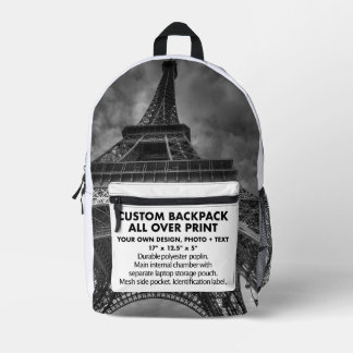 Custom photo All Over Print Backpack