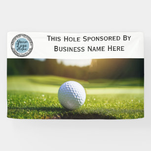Custom Photo and Logo Golf Tournament Hole Sponsor Banner