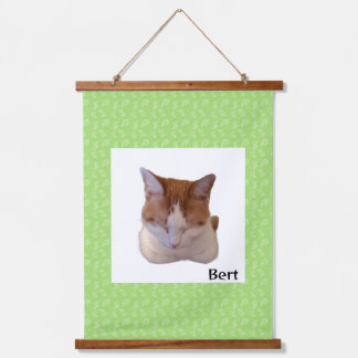 Custom Photo and Name Japanese Scroll Hanging Tapestry