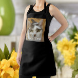 Custom Photo and Name Personalised Adult Apron<br><div class="desc">Upload a photo, add a name or text, and easily create your personalised apron. Click CUSTOMIZE to change the background colour or text colour. You can TRANSFER this DESIGN on other Zazzle products and adjust it to fit most of the Zazzle items. Standard Studio designs are made in high-resolution vector...</div>