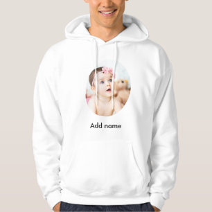 Custom Photo and Name Personalised Hoodie