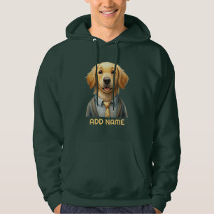 Custom Photo and Name Personalised Hoodie for Men