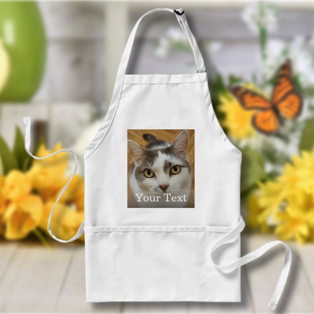 Custom Photo and Name Personalised Standard Apron (Creator Uploaded)